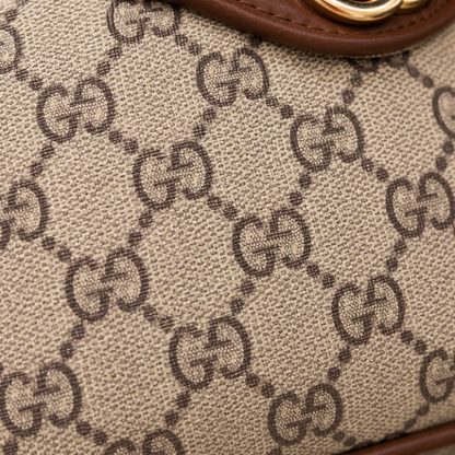 Hazel — Brown/Beige Bag with Cherry Charm