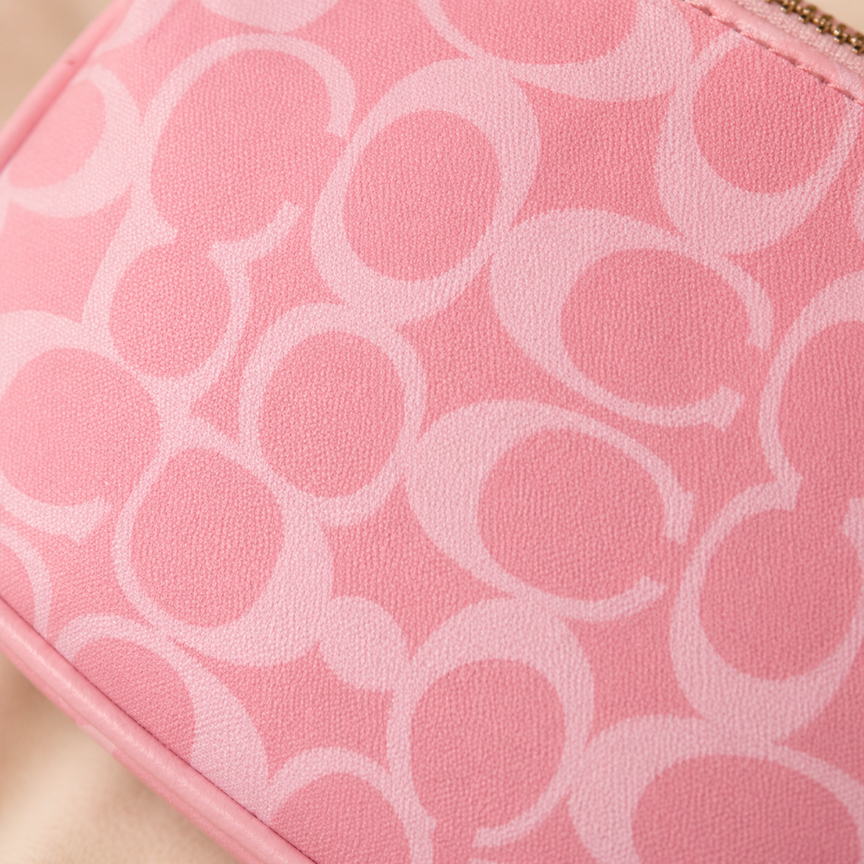 Rosie — Signature Pink Coach Bag with Cherry Charm